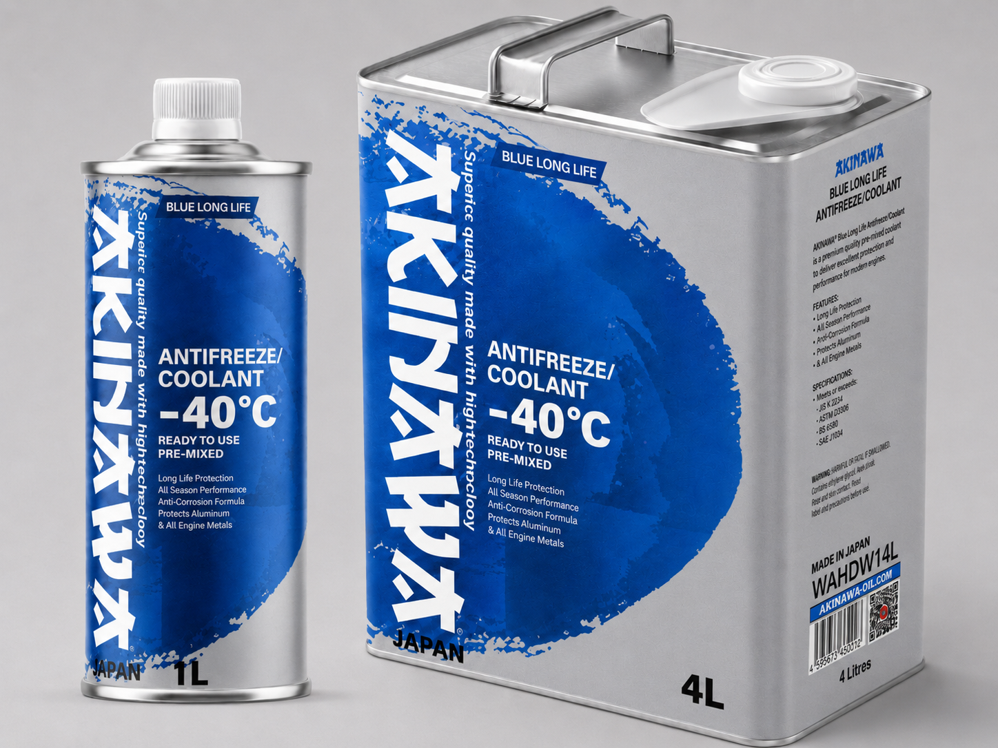 AKINAWA BLUE LONG LIFEANTIFREEZE/COOLANT -40ºC