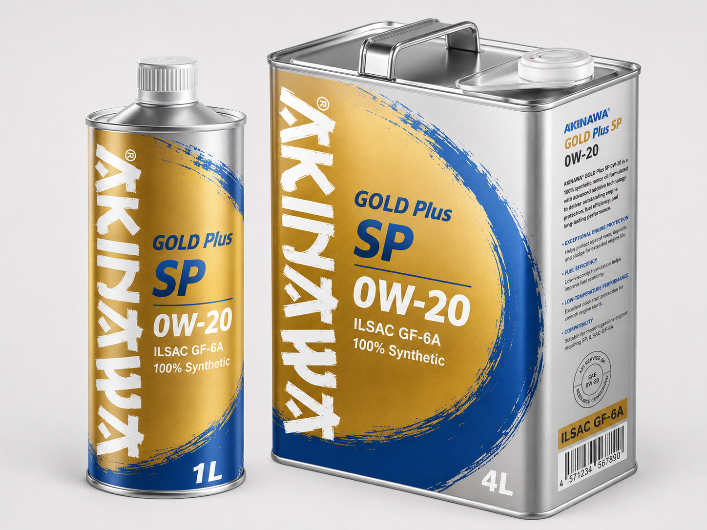 AKINAWA® GOLD Plus SP 0W-20 ILSAC GF-6A 100% Synthetic