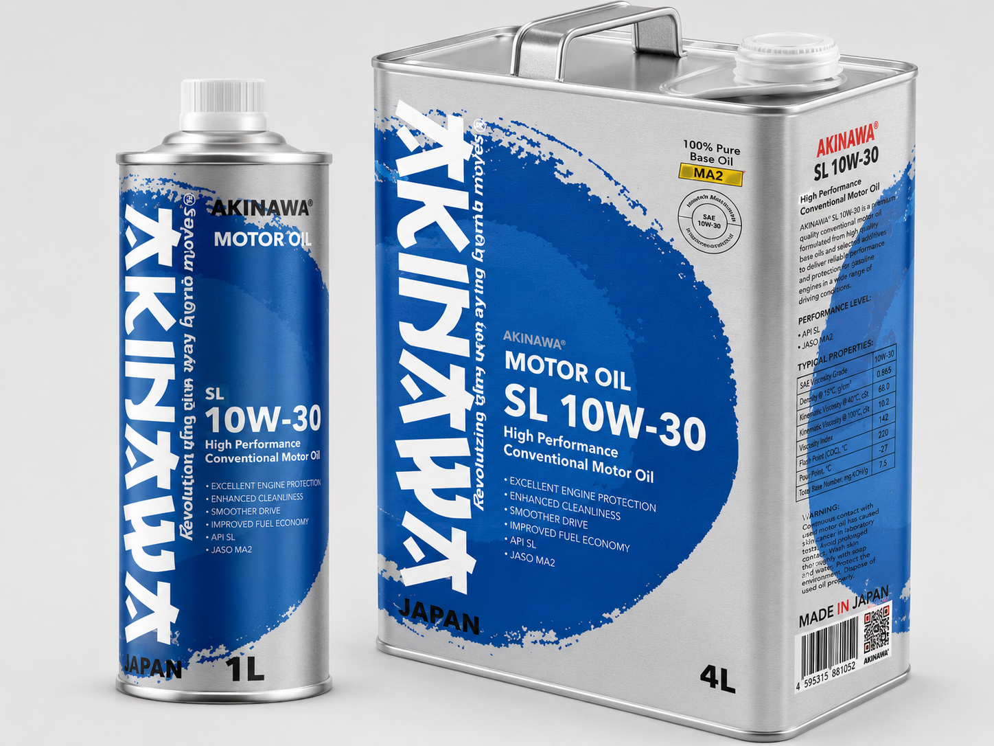 AKINAWA® MOTOR OIL SL 10W-30