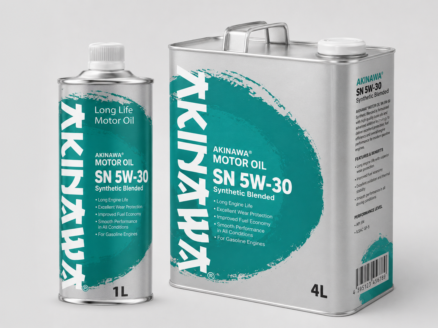 AKINAWA® MOTOR OIL SN 5W-30 Synthetic Blended
