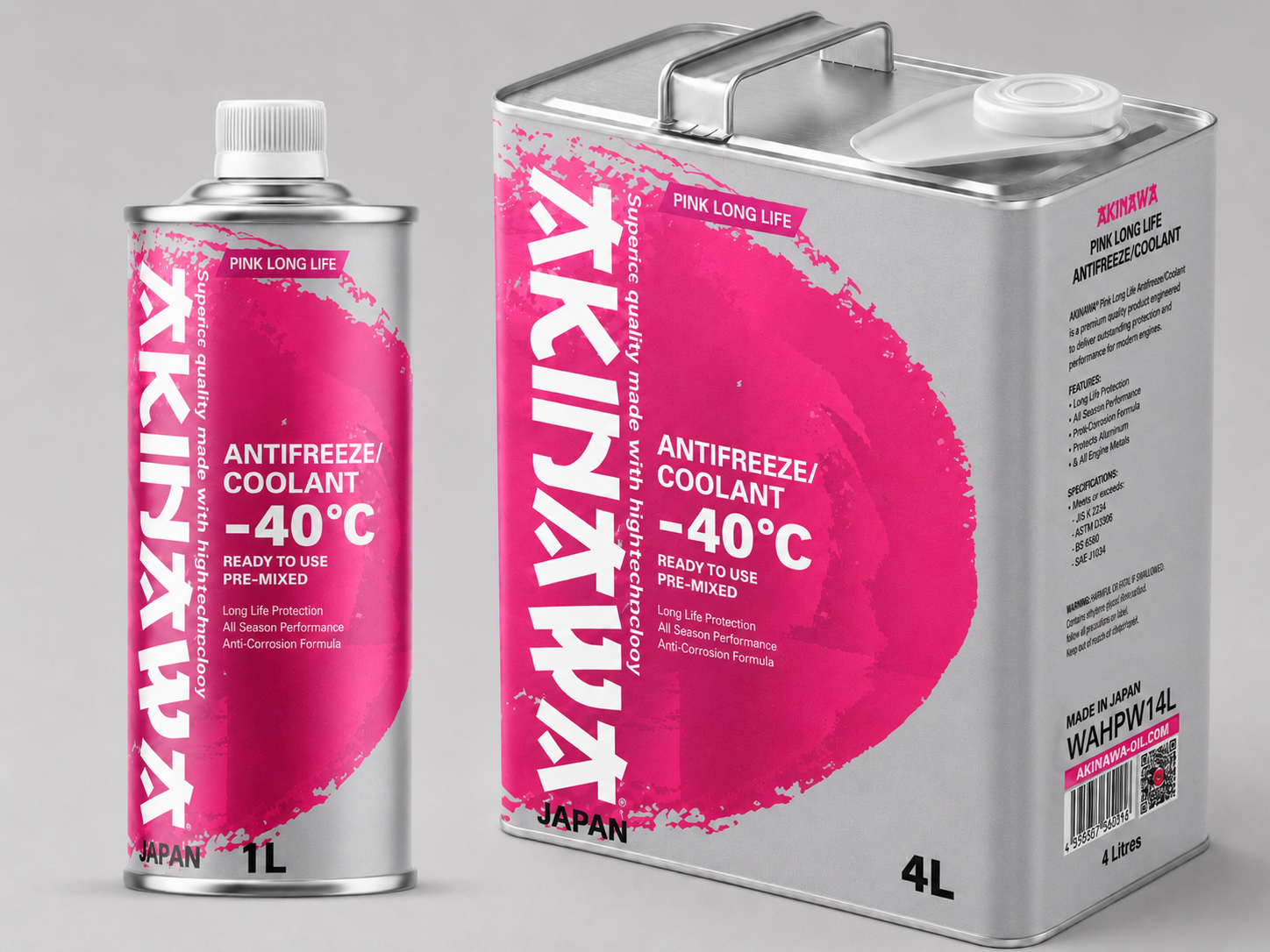 AKINAWA PINK LONG LIFEANTIFREEZE/COOLANT -40ºC