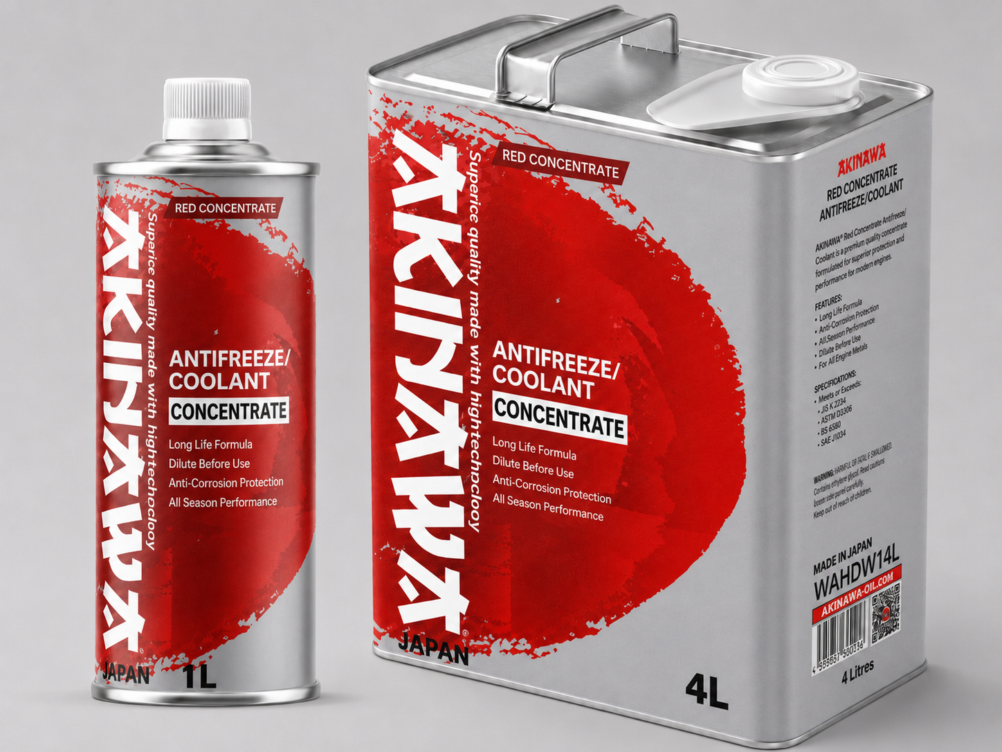 AKINAWA RED LONG LIFEANTIFREEZE/COOLANT CONCENTRATE