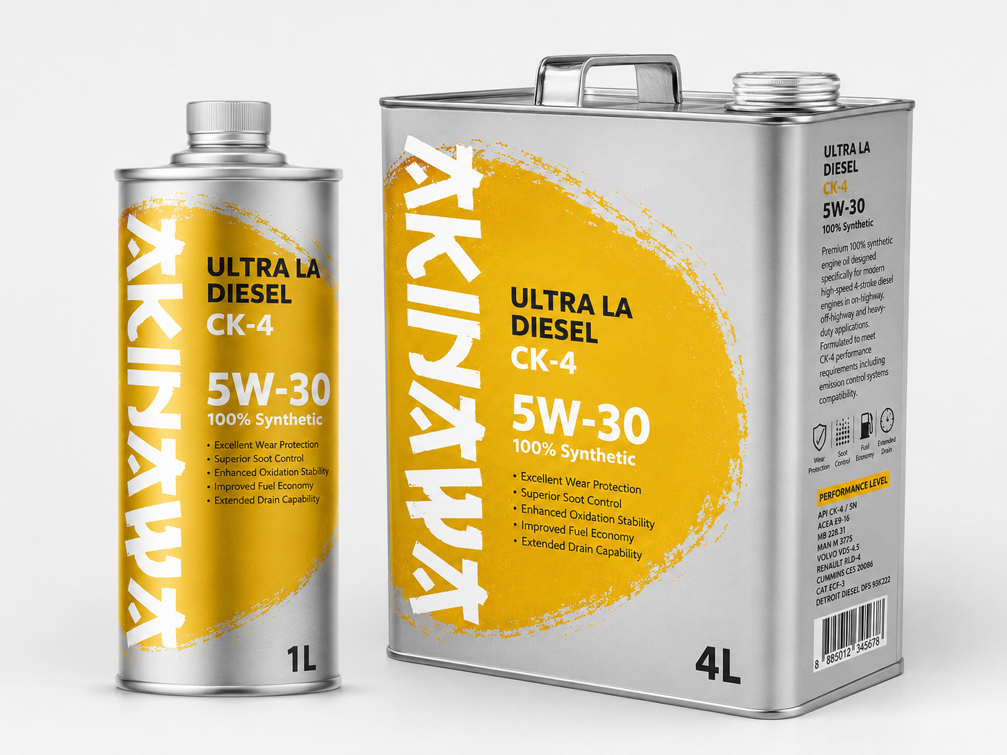 AKINAWA ULTRA LA DIESEL CK-4 5W-30 100% Synthetic
