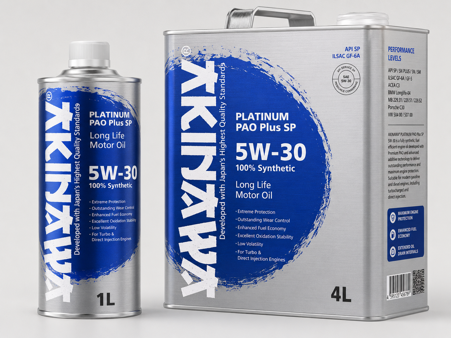 AKINAWA®PLATINUM PAO Plus SP 5W-30 100% Synthetic